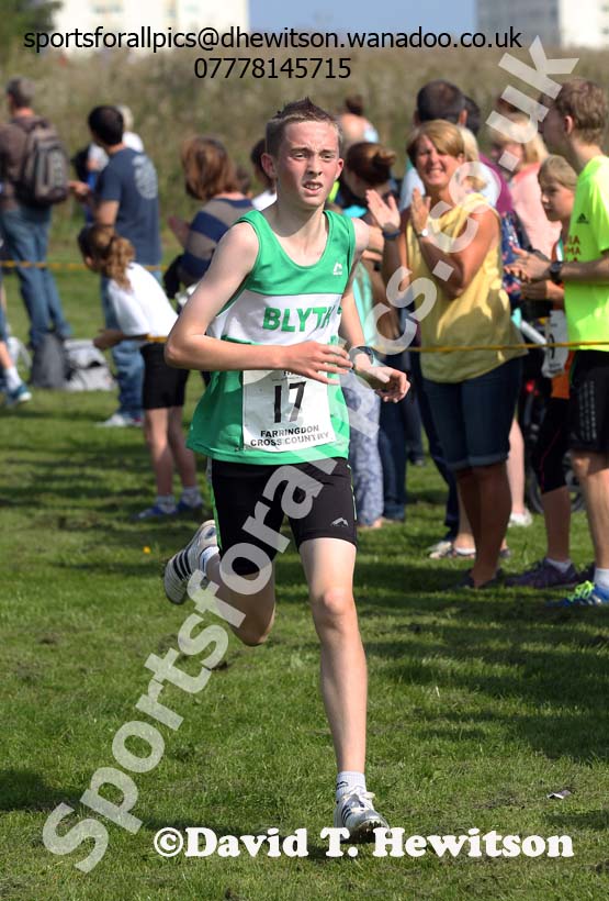 Boys under-13s Sunderland Harreirs Cross Country. Photo: David T. Hewitson/Sports for All Pics